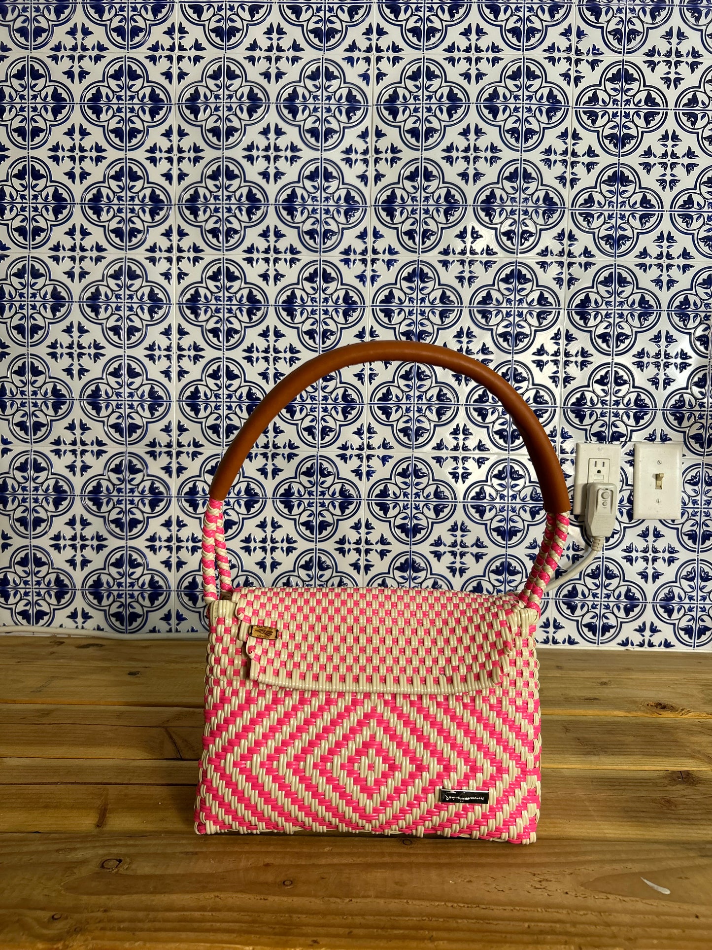 Ime Grande Handbag- Beige Pink