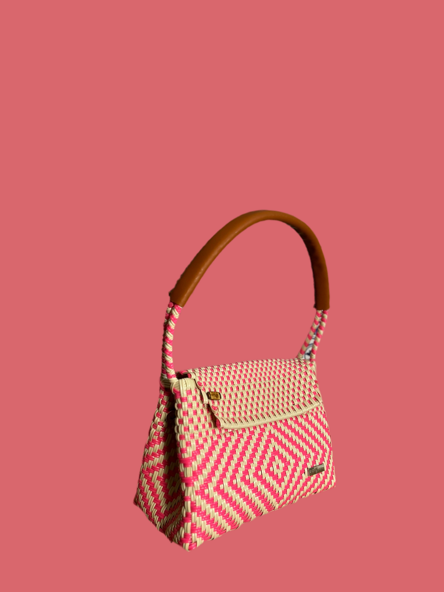 Ime Grande Handbag- Beige Pink