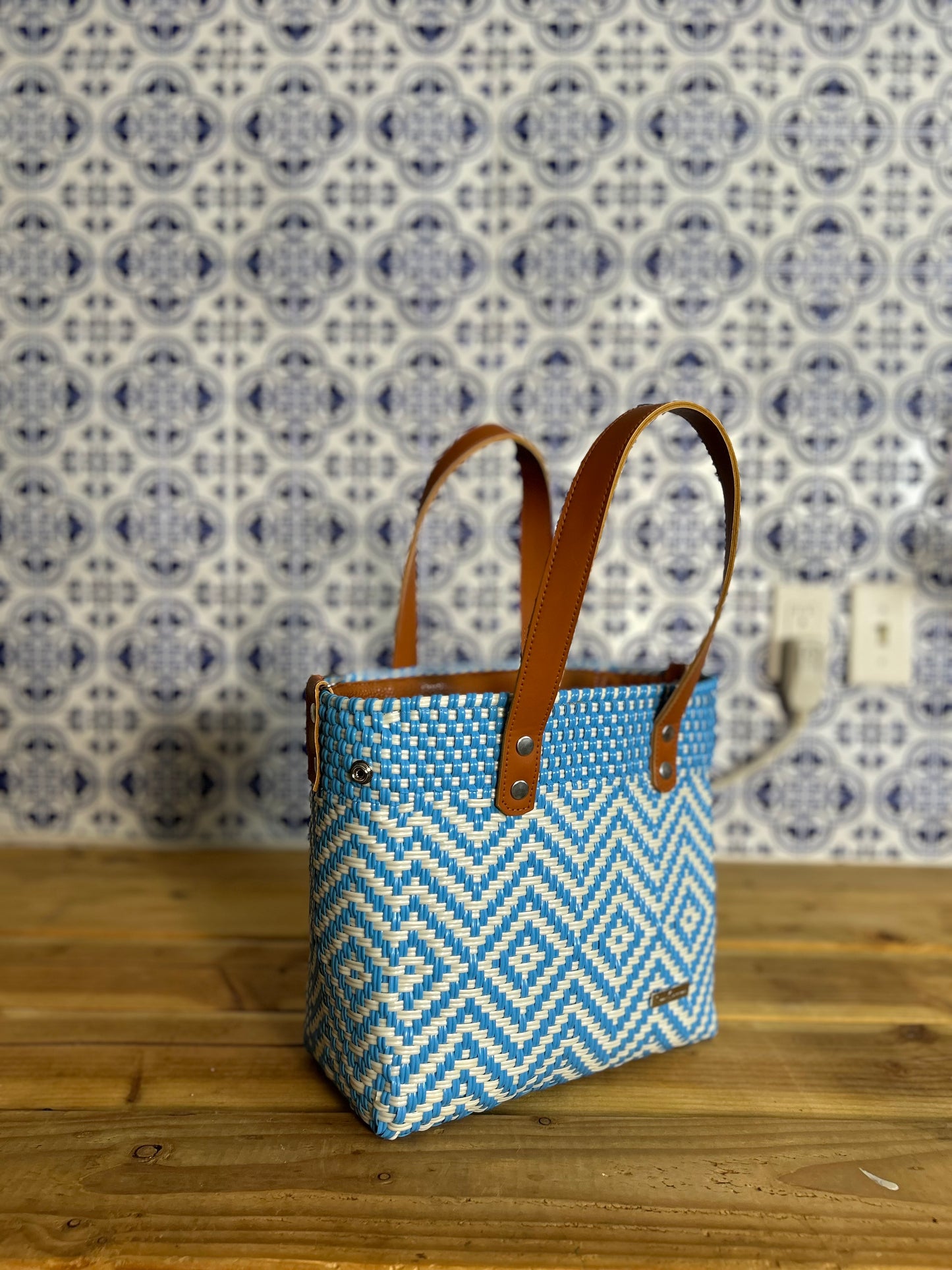 Mini Vaquera Crossbody- Azul Celeste