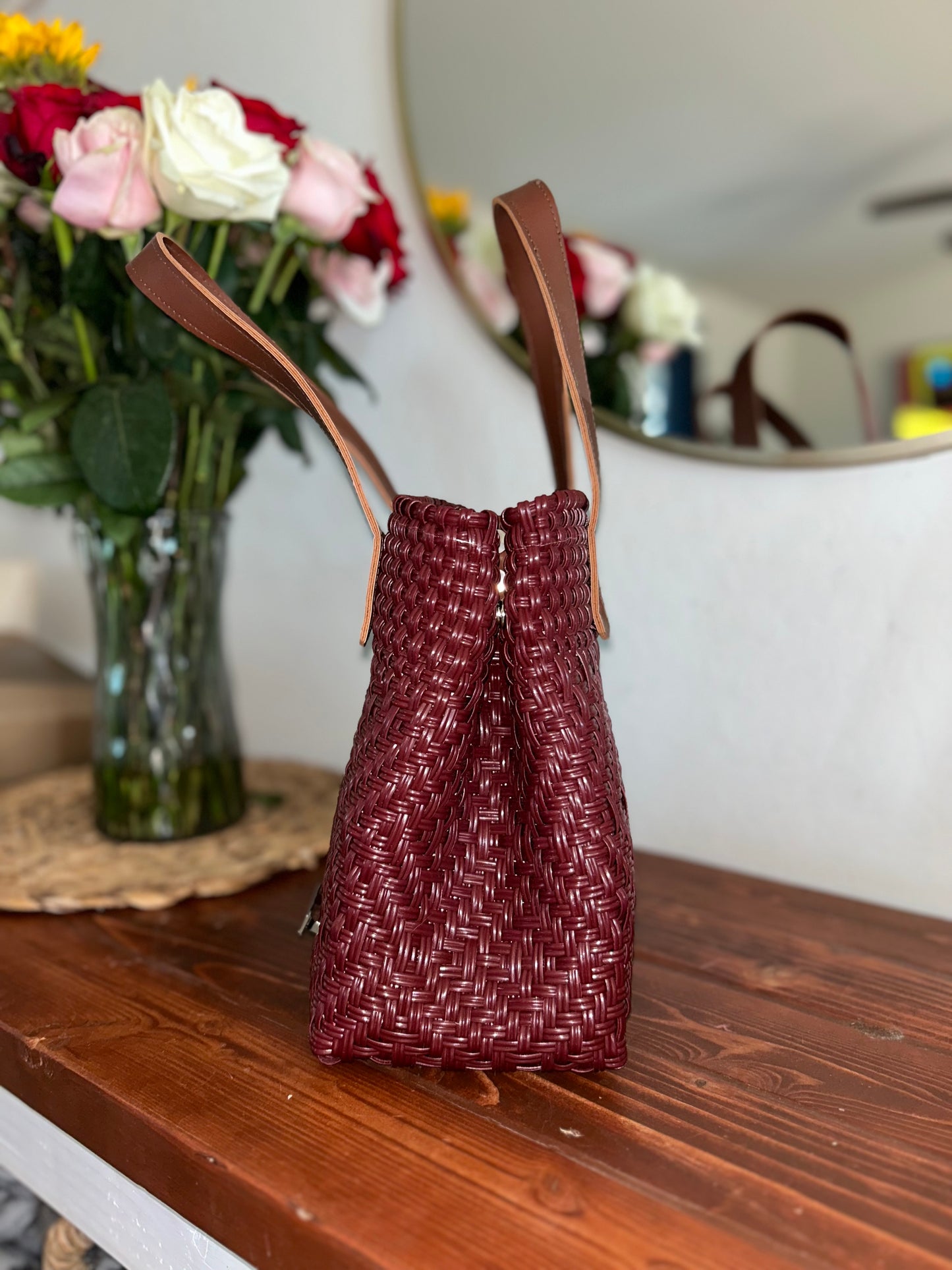 Mini Vaquera- Burgundy