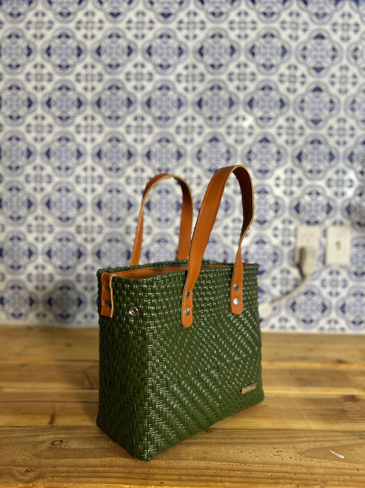 Mini Vaquera Crossbody- Olive Green