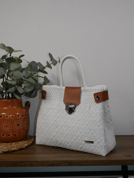 Claudia Tote Bags- White