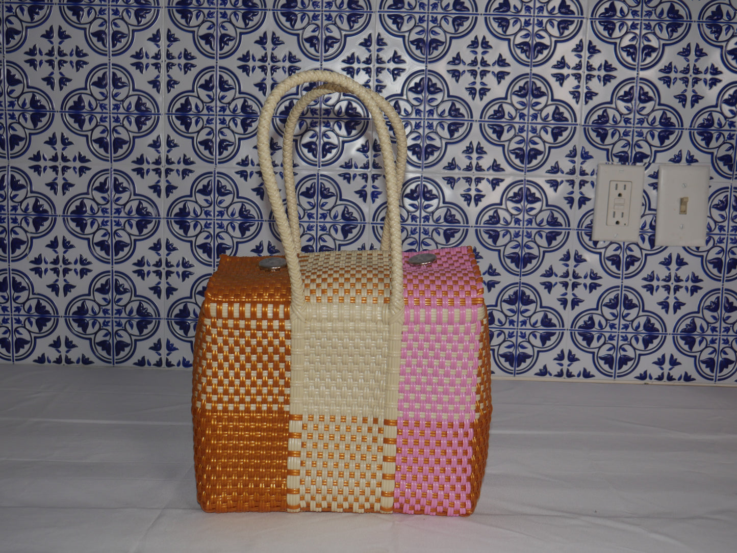 Lonchera- Pink,beige,copper