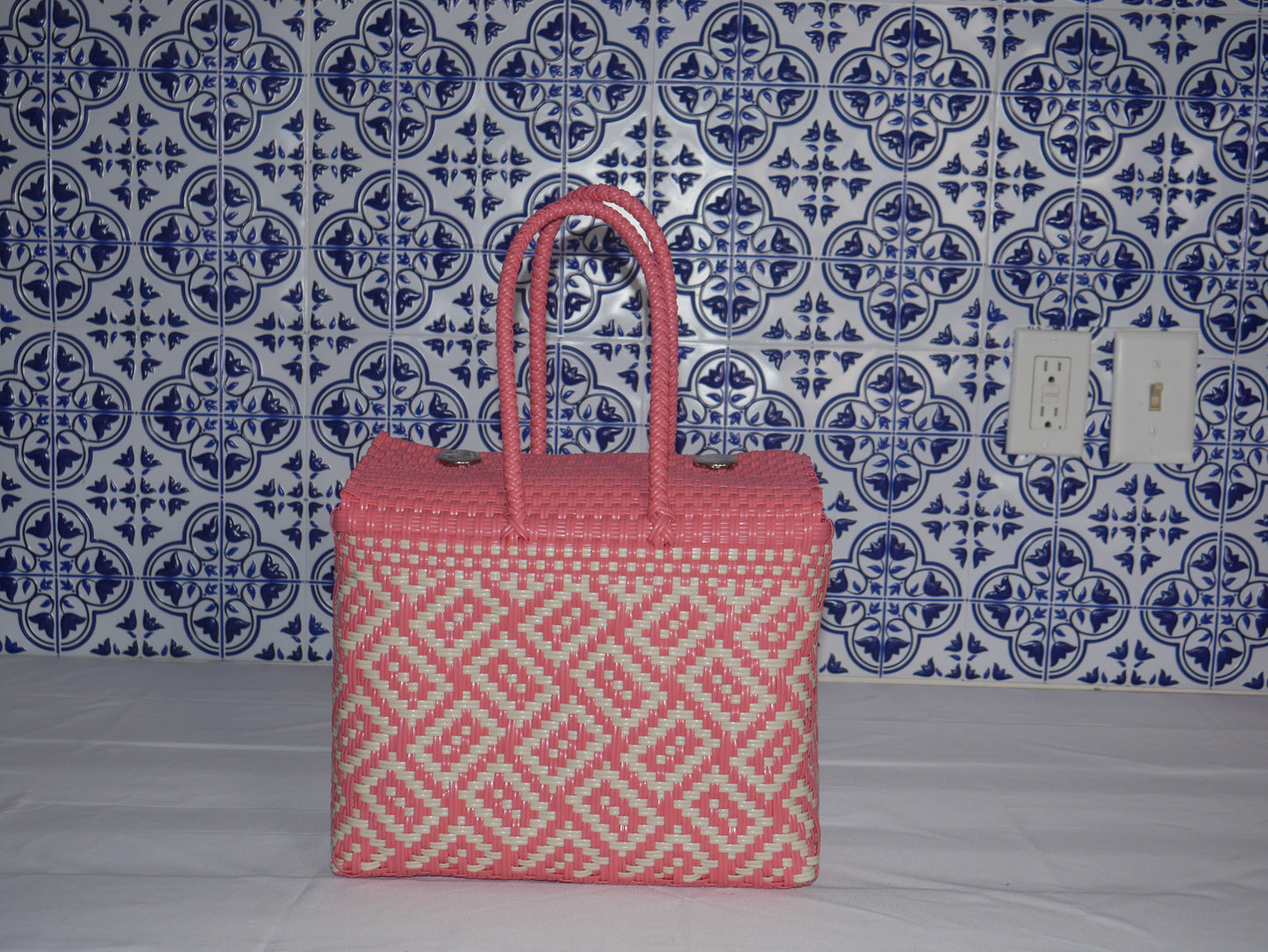 Lonchera- Salmon&Beige