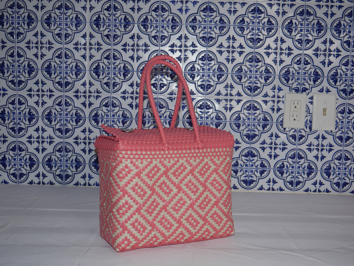 Lonchera- Salmon&Beige